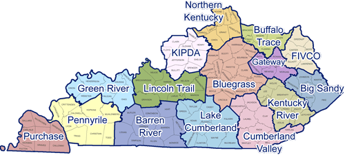 Kentucky Regionalization Map