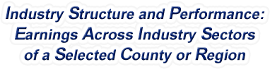 Kentucky - Earnings Across Industry Sectors of a Selected County or Region